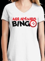 Aquamaids Bingo Glitter Women’s V-neck T-Shirt